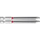 FORTUM Schraubendrehereinsatz PH, 2 Stk., S2 Stahl; PH 2×90mm, auf Blisterkarte