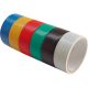 EXTOL CRAFT Isolierband, 6 Stück, bunt; 19mm×18m×0,13mm (3m×6 Stück)