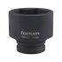 FORTUM Maschinen-Schlagschrauber-Stecknuss 3/4', 55mm, L 70 mm, schwarz, FORTUM
