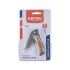 EXTOL PREMIUM Taschenmesser, Edelstahlklinge mit Damastmuster, Griff mit Holzeinlage, Länge offen/geschlossen: 160/90 mm