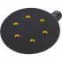 FORTUM pneumatischer Rotationsschleifer, 150mm, Exzentrizität: 5mm; 10.000 U/min, 226 l/min, 6 Bar, 1/4' Schlauchanschluss, 0,8 kg