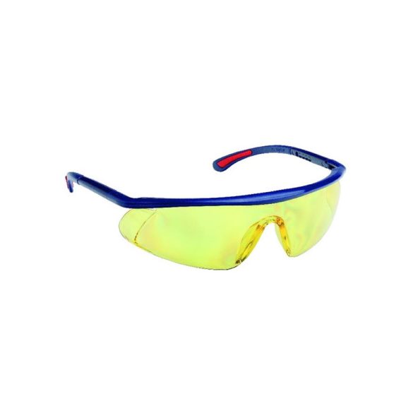 BARDEN Brille gelb AF, AS, UV, verstellbare Bügel, beschlagfrei, kratzfest, PC-Sichtfeld
