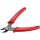EXTOL PREMIUM Mini-Seitenschneider für Feinmechaniker, 130 mm, HRC 52-55, max. Schneidkapazität: Kupfer 2 mm, Stahl 1 mm