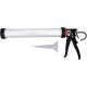 FORTUM Auspresspistole, Metall; 380mm, 360° drehbarer ALU-Tubenhalter