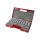 FORTUM verlängertes Steckschlüssel-Set 1/2", 1/4", 20 Stück; 61CrV5 FORTUM
