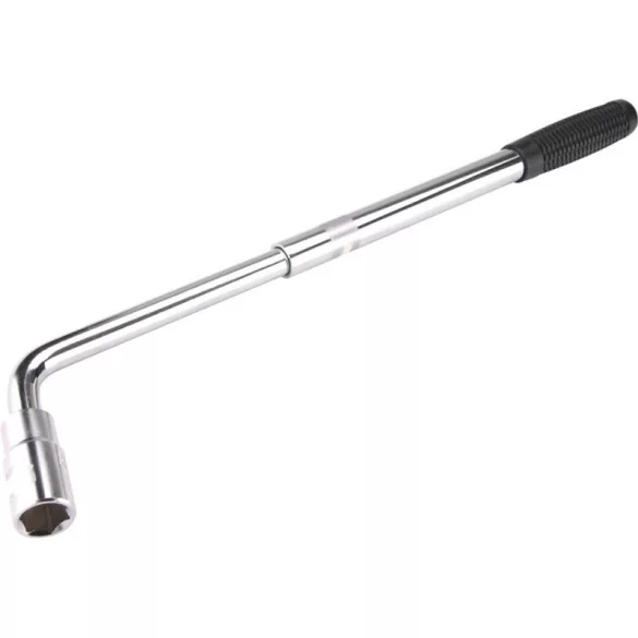 EXTOL PREMIUM Radkreuz L-Typ, 1/2', 17mm und 19mm, CV, teleskopisch 350mm-530mm