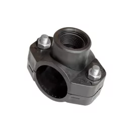   KPE Sattel BM 25mm x 3/4; - Innengewinde, Anbohrung - Hochwertiger BM Sattel mit 25mm Durchmesser