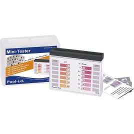   PoolTester PTM100 Mini Wassertestgerät, Tabletten, zur pH/Cl oder Br Messung, kompakte Größe, praktische Anwendung