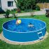 Poolfolie, Lagoon, für Stahlwandpools, rund, 0,50 mm dick, D3,6 x 0,9 m, blau, neues Design