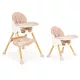 Baby Hochstuhl 2in1 ECOTOYS - Babysitz, Hochstuhl, hoher Stuhl, bequem, sicher