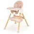 Baby Hochstuhl 2in1 ECOTOYS - Babysitz, Hochstuhl, hoher Stuhl, bequem, sicher