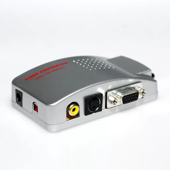 VGA TV Konverter PC Adapter VGA RCA SVIDEO Kabel