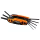 NEO TOOLS Inbusschlüssel-Set, klappbar 1.5, 2, 2.5, 3, 4, 5, 6, 8mm, 8-teilig mit 25 Jahren Garantie 09-571