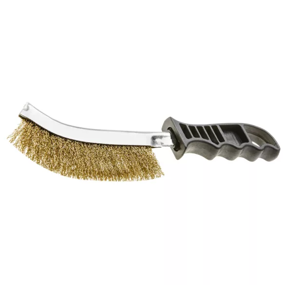 TOPEX SPIDKEFE, Drahtbürste, 240mm, Kupfer, gewellt 14A523