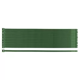   NEO TOOLS Gartenkabelbinder, Schnellbinder 7,6x380mm, 50 Stück, grün 15-971
