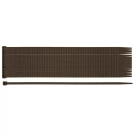   NEO TOOLS Gartenkabelbinder, Schnellbinder 3,6x200mm, 50 Stk., braun 15-974