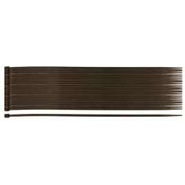   NEO TOOLS Gartenkabelbinder, Schnellbinder 2,5x200mm, 50 Stück, braun 15-976