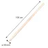 VERTO Schaufelstiel, Buchenholz, gerade, 38mm/100cm 15G062