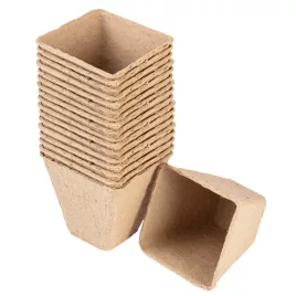 VERTO Anzuchtbox, Papier, 8x8x7,8cm, 18 Stk./Pkg 15G464