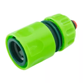   VERTO Schlauch-Schnellkupplung 1/2" mit Wasserstopp 15G721