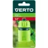 VERTO Schlauch-Schnellkupplung 1/2" mit Wasserstopp 15G721