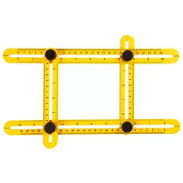 TOPEX Winkelmesser Lineal, 30x2,5cm / 17,5x2,5cm 16B476
