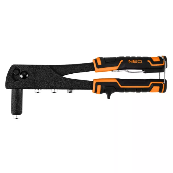 NEO TOOLS Blindnietzange, für Stahl- und Aluminiumnieten, 60 Nieten, 2,4/3,2/4,0/4,8 18-101-1