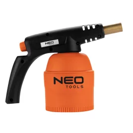   NEO TOOLS Gaslötkolben, Brenner, Gasbrenner für 190g Kartusche, PIEZO 20-022