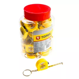   TOPEX Mini-Maßbänder 1m, im Glas, Bestelleinheit: 40 Stk 27C001