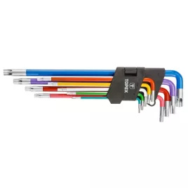 TOPEX Torx-Schlüsselset 9-tlg., BUNT 35D969
