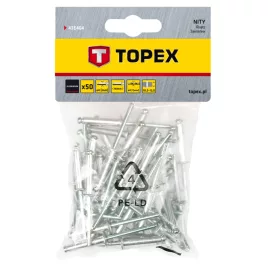 TOPEX Blindniete 4.0x16, 50 Stk 43E404