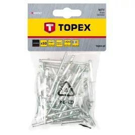 TOPEX Blindniete 4.8x23, 50 Stk 43E507
