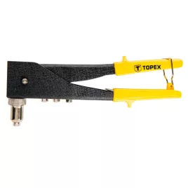   TOPEX Blindnietzange 270mm, Zweirichtungs-Kopfverstellung, 2.4, 3.2, 4.0, 4.8mm 43E712