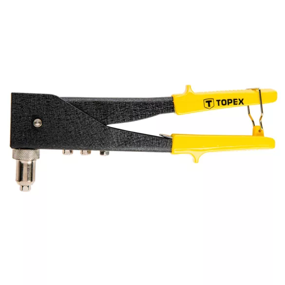 TOPEX Blindnietzange 270mm, Zweirichtungs-Kopfverstellung, 2.4, 3.2, 4.0, 4.8mm 43E712