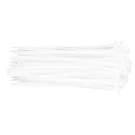   TOPEX Kabelbinder, Schnellbinder, 4,8mm x 200mm, weiß, 75 Stk 44E977