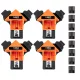 NEO TOOLS Eckzwinge-Set, federbelastet, 4-teiliges Set 45-492