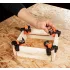 NEO TOOLS Eckzwinge-Set, federbelastet, 4-teiliges Set 45-492