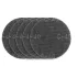GRAPHITE Gips-Schleifgitter mit Klettverschluss 180mm, K40, 5 Stück Schleifpapier 59G263 54H025