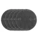 GRAPHITE Gips-Schleifgitter mit Klettverschluss 180mm, K40, 5 Stück Schleifpapier 59G263 54H025