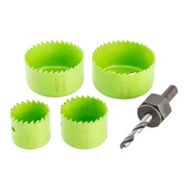 VERTO Lochsägen-Set 5-teilig, 32, 38, 51, 54mm 60H953