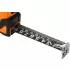 NEO TOOLS Maßband, 5m/25mm, verstärkte Feder, Stahl, schwarzes Band mit weißer vergrößerter Skala, magnetisch, Autostopp+Feststeller 67-243