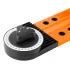 NEO TOOLS Winkelmesser aus Aluminium mit Wasserwaage und Markierungsstift 72-225