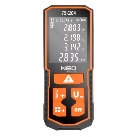   NEO TOOLS Laser-Entfernungsmesser, Reichweite: 60 m, IP54, Spritzwasserschutz, 2 Jahre Garantie 75-204