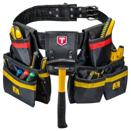 TOPEX Werkzeughalter Gürteltasche, Canvas 21 Taschen 79R402