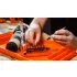 NEO TOOLS Feinmechaniker-Präzisions-Schraubendreher-Set mit Bits, Griff und Verlängerungen, 45-teilig 06-111-1