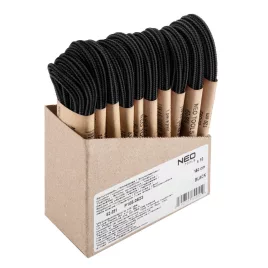   NEO TOOLS Schnürsenkel 150 cm, schwarz, Bestelleinheit: 10 Stk 82-391