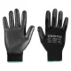 VERTO Arbeitshandschuh, Gartenhandschuh, PU-Beschichtung, 3131X, 10", atmungsaktive Oberseite 97H138