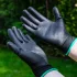 VERTO Arbeitshandschuh, Gartenhandschuh, PU-Beschichtung, 3131X, 10", atmungsaktive Oberseite 97H138