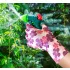VERTO Gartenhandschuh, Polyester, Blumenmuster, 9", KAT I. 97H148