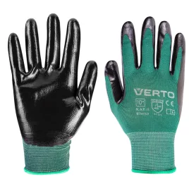   VERTO Gartenhandschuhe, Nitrilbeschichtung, 4131X, 10", atmungsaktive Oberseite 97H153
